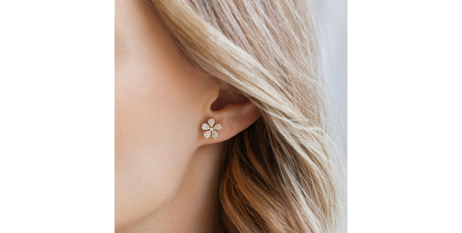 Náušnice s diamantmi Miss Daisy