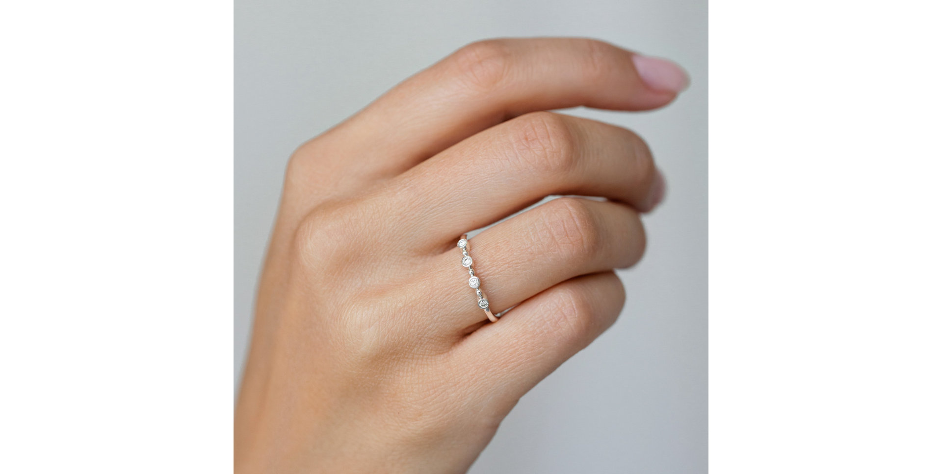 Prsteň s diamantmi Simplicity