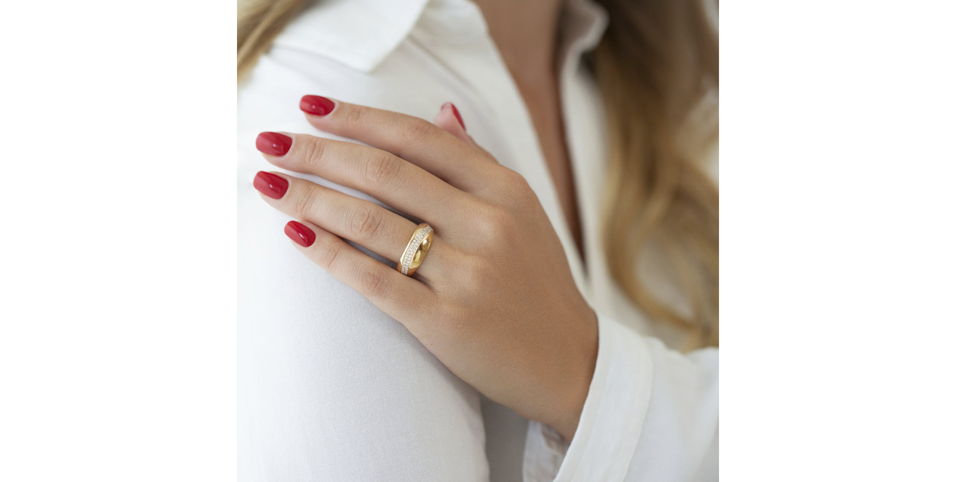 Prsteň s diamantmi Emile