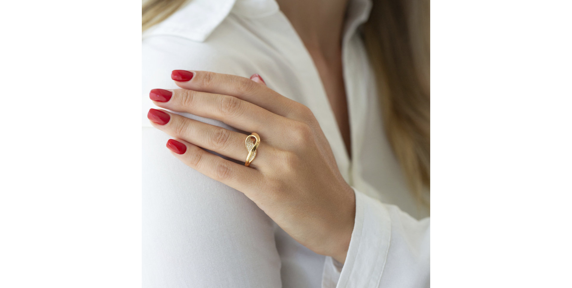 Prsteň s diamantmi Quitterie