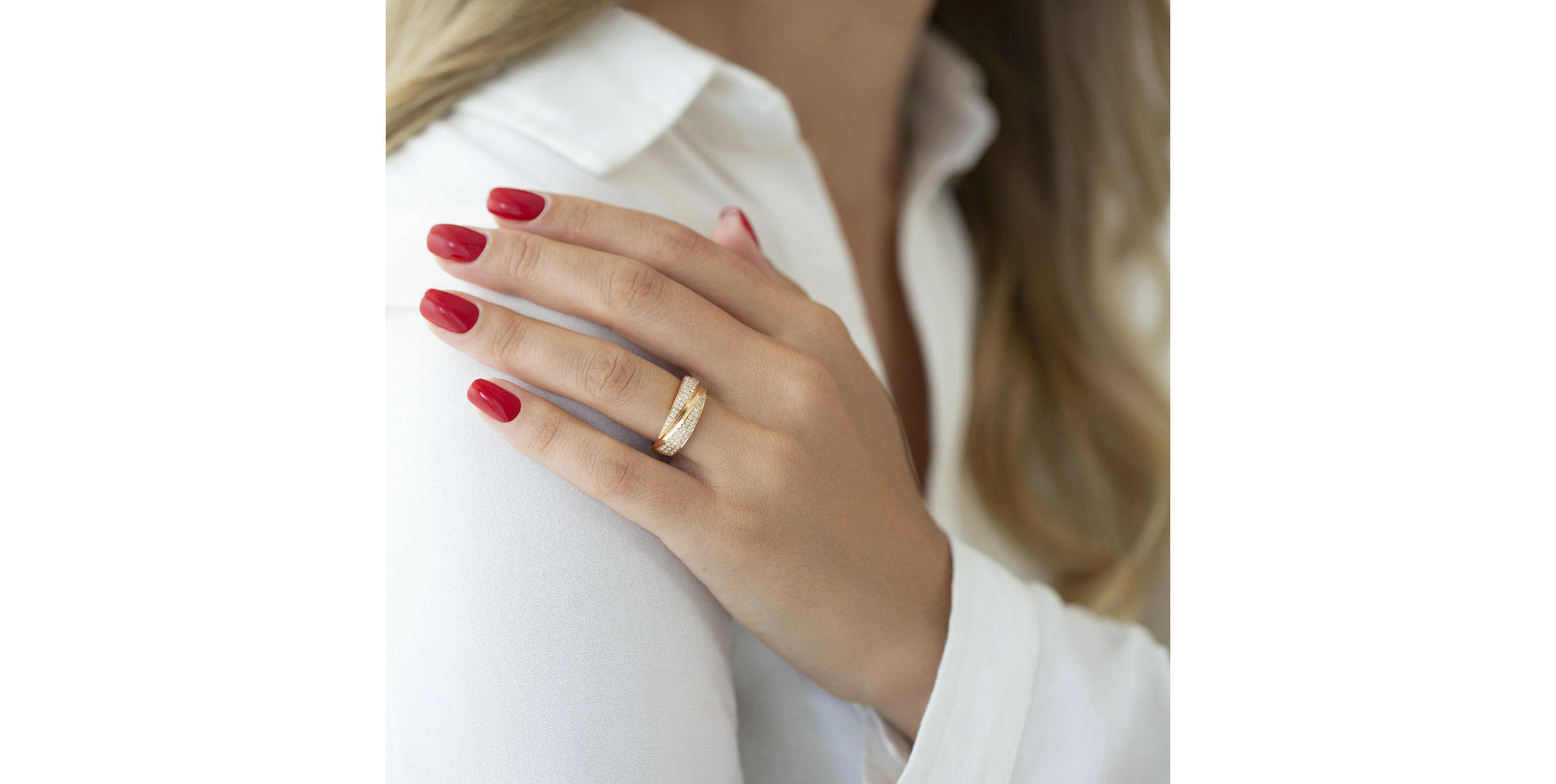 Prsteň s diamantmi Marcellino