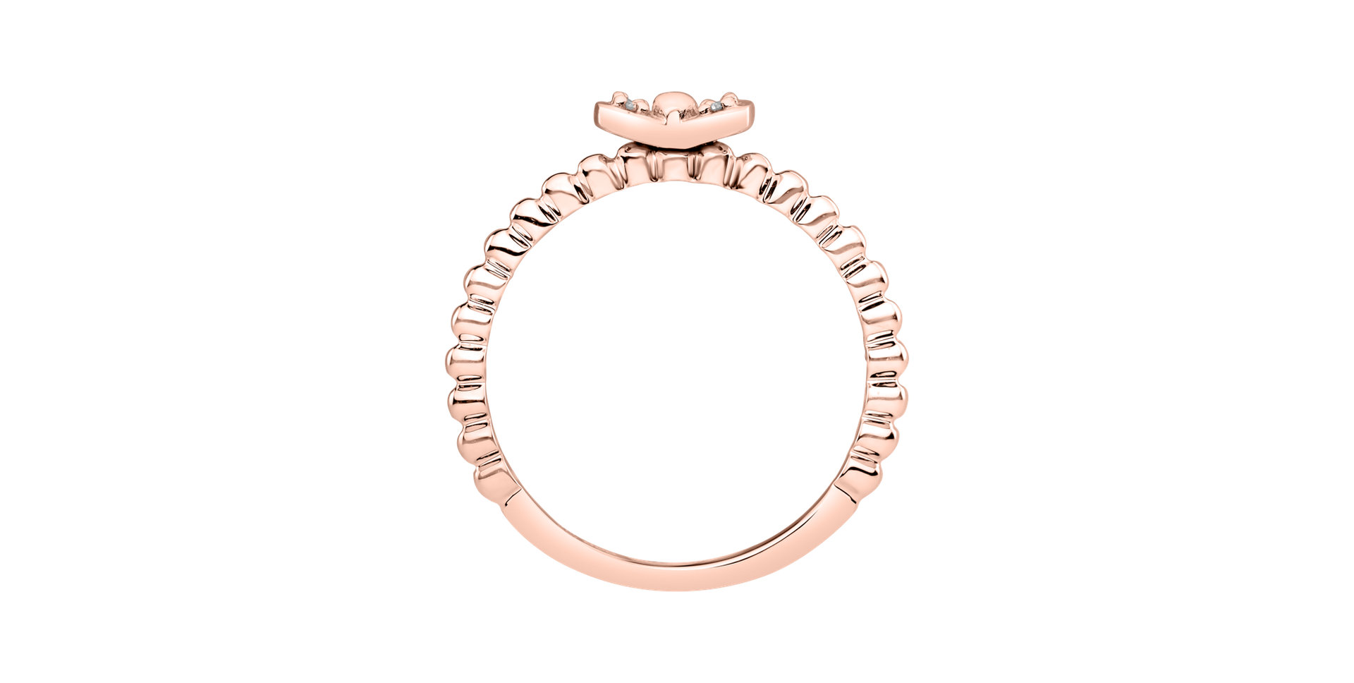 Prsteň s diamantmi Fairytale Ribbon