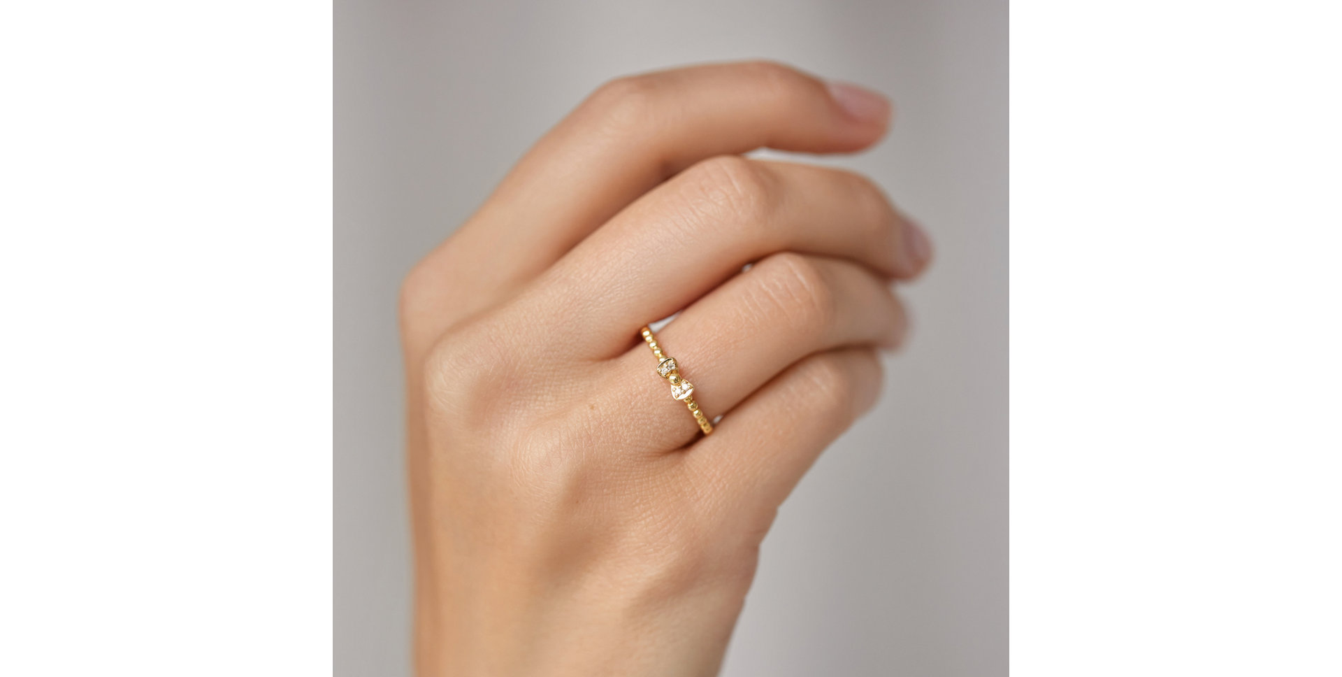 Prsteň s diamantmi Fairytale Ribbon