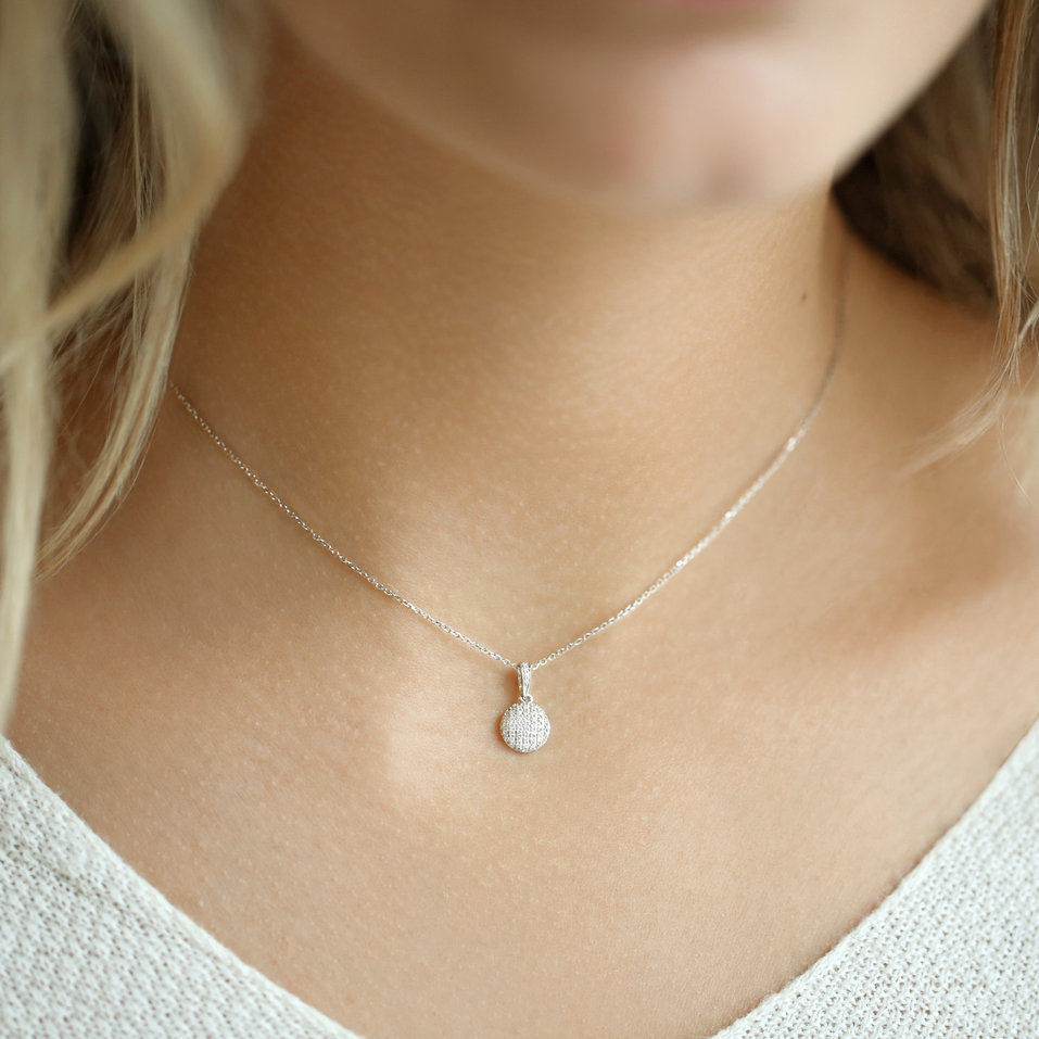 Přívěsok s hnedými diamantmi Witching Planet