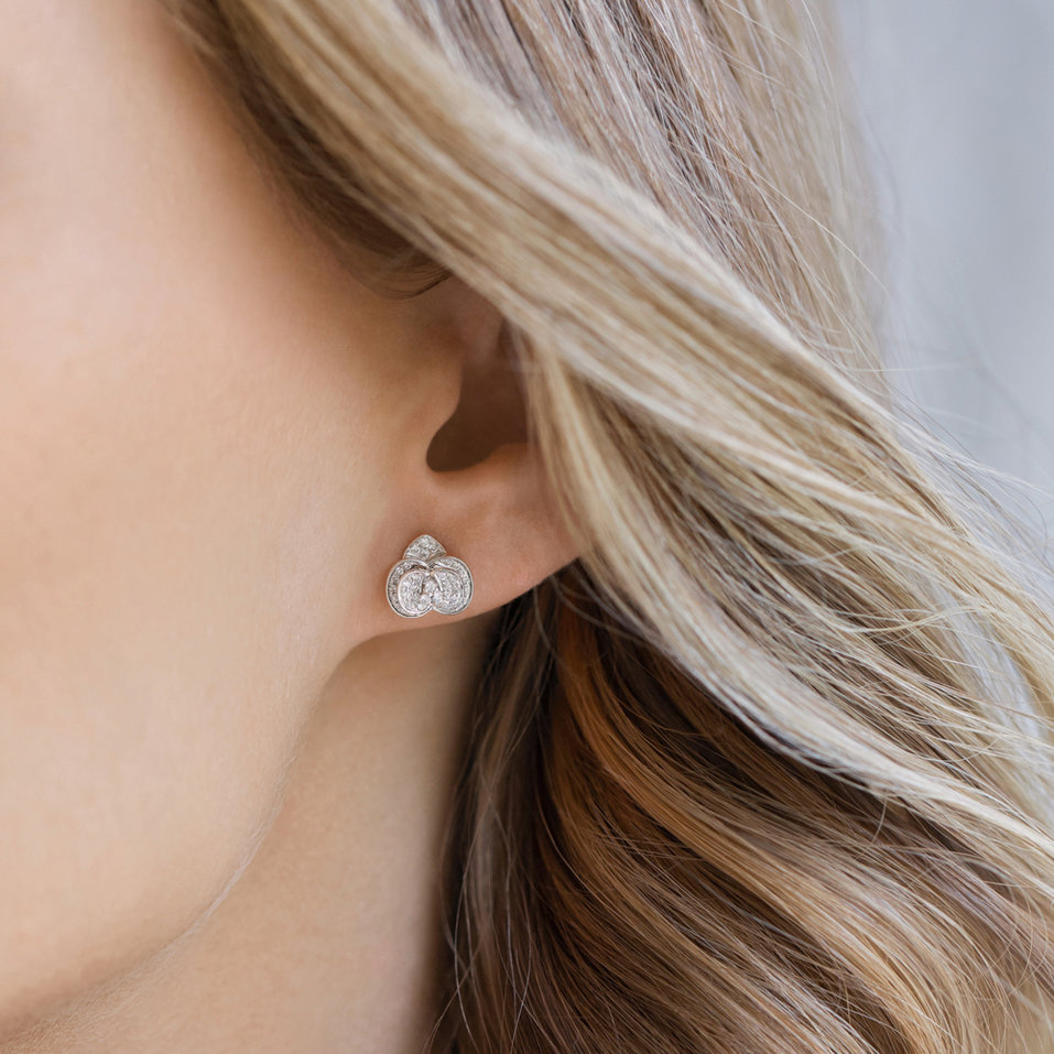 Náušnice s diamantmi Samson