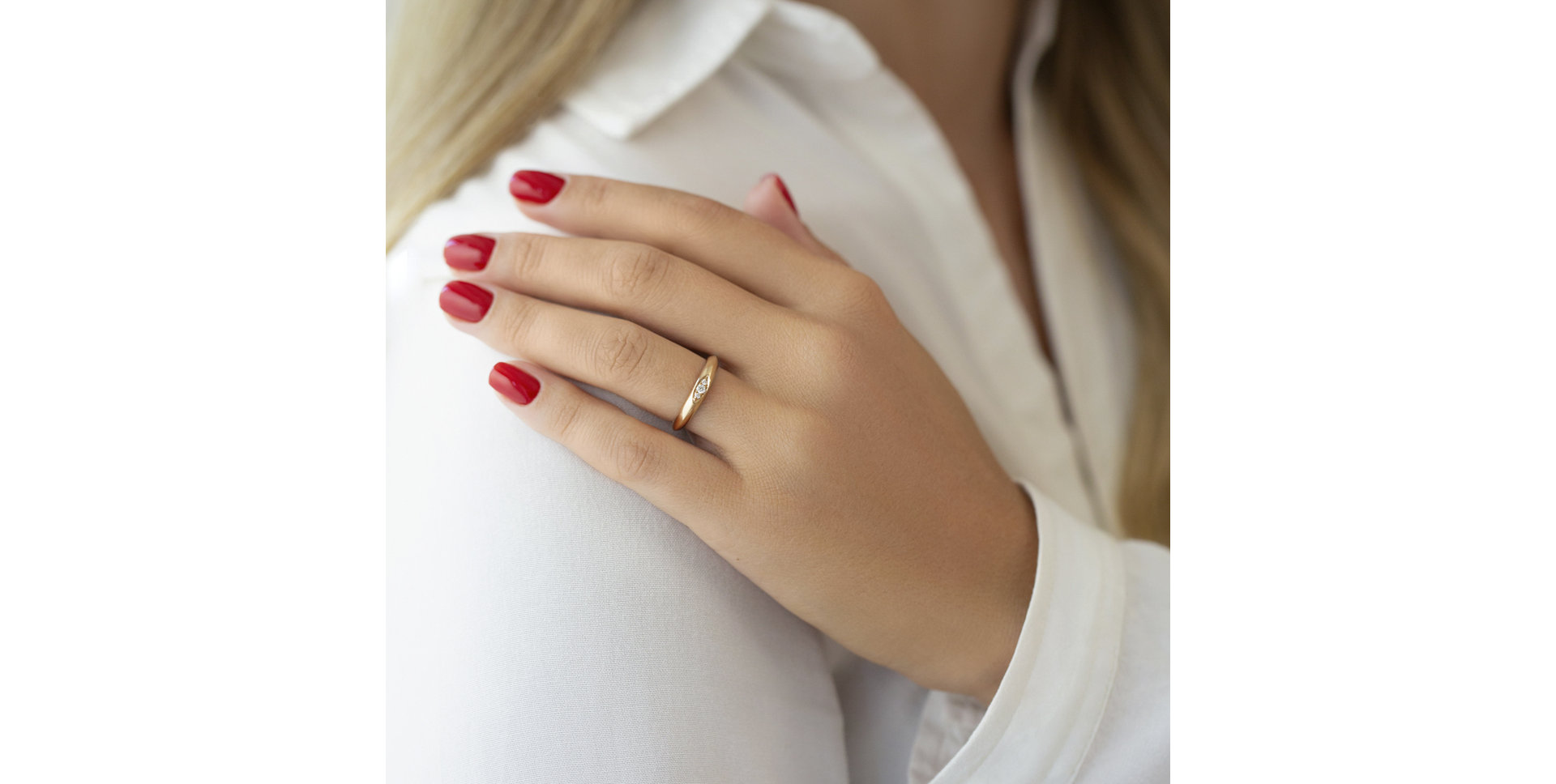 Prsteň s diamantmi Marsala