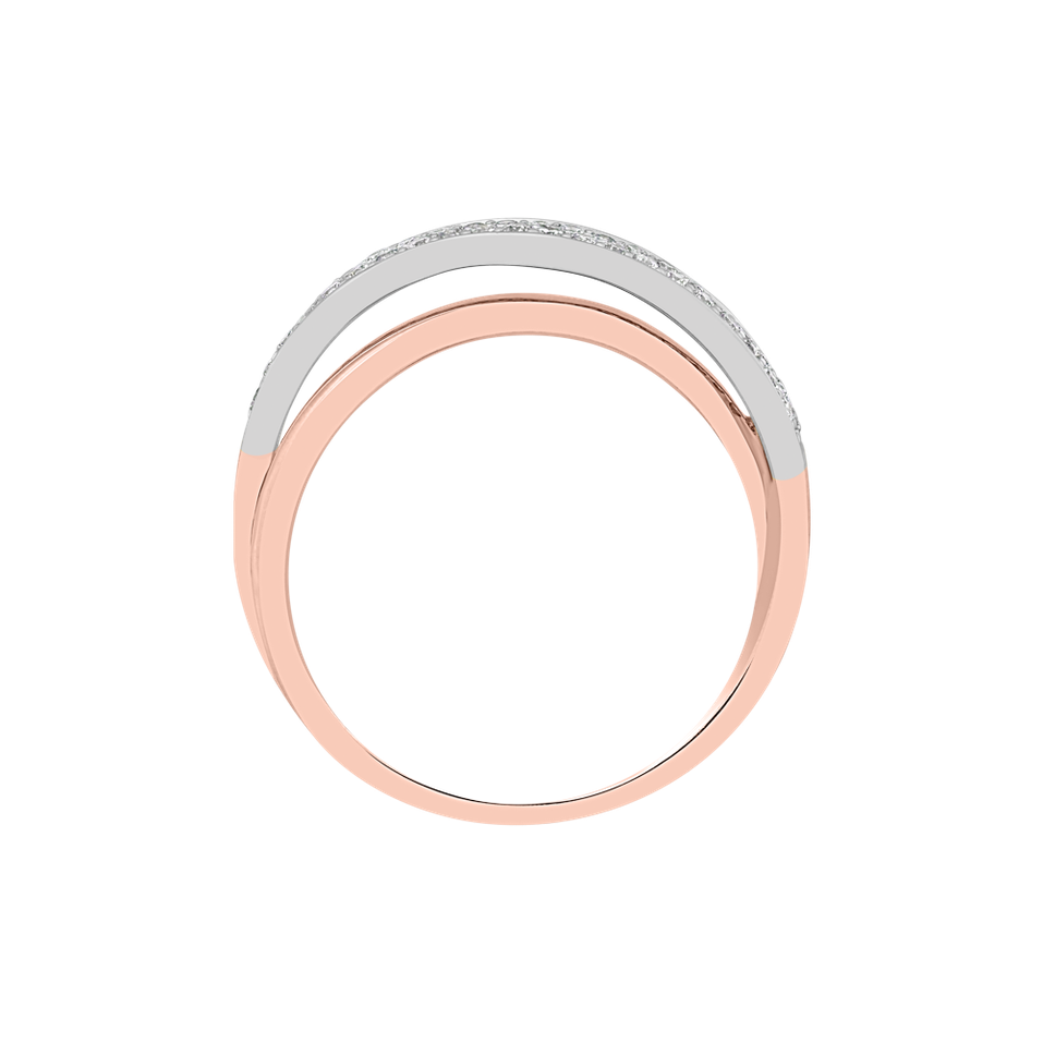 Prsteň s diamantmi Romantic Labyrinth