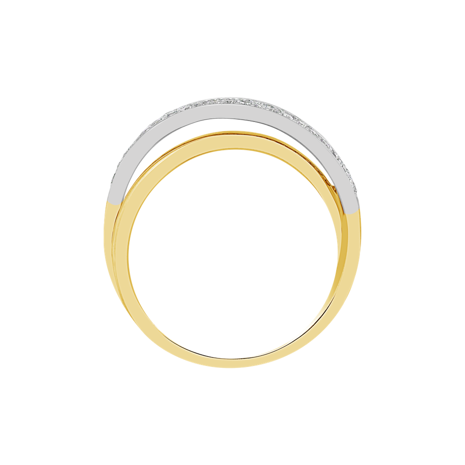 Prsteň s diamantmi Romantic Labyrinth