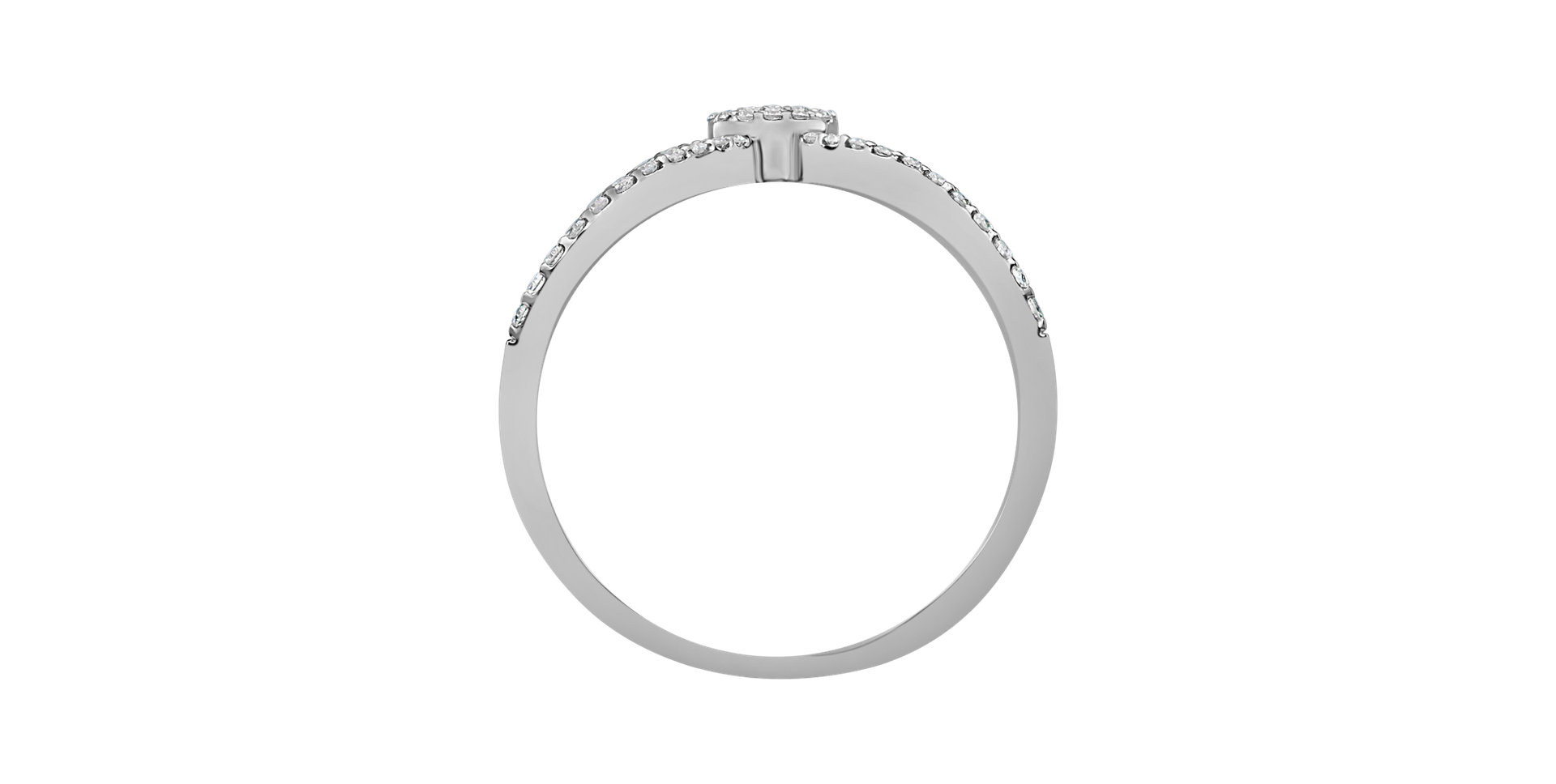 Prsteň s diamantmi Lustrous Charm
