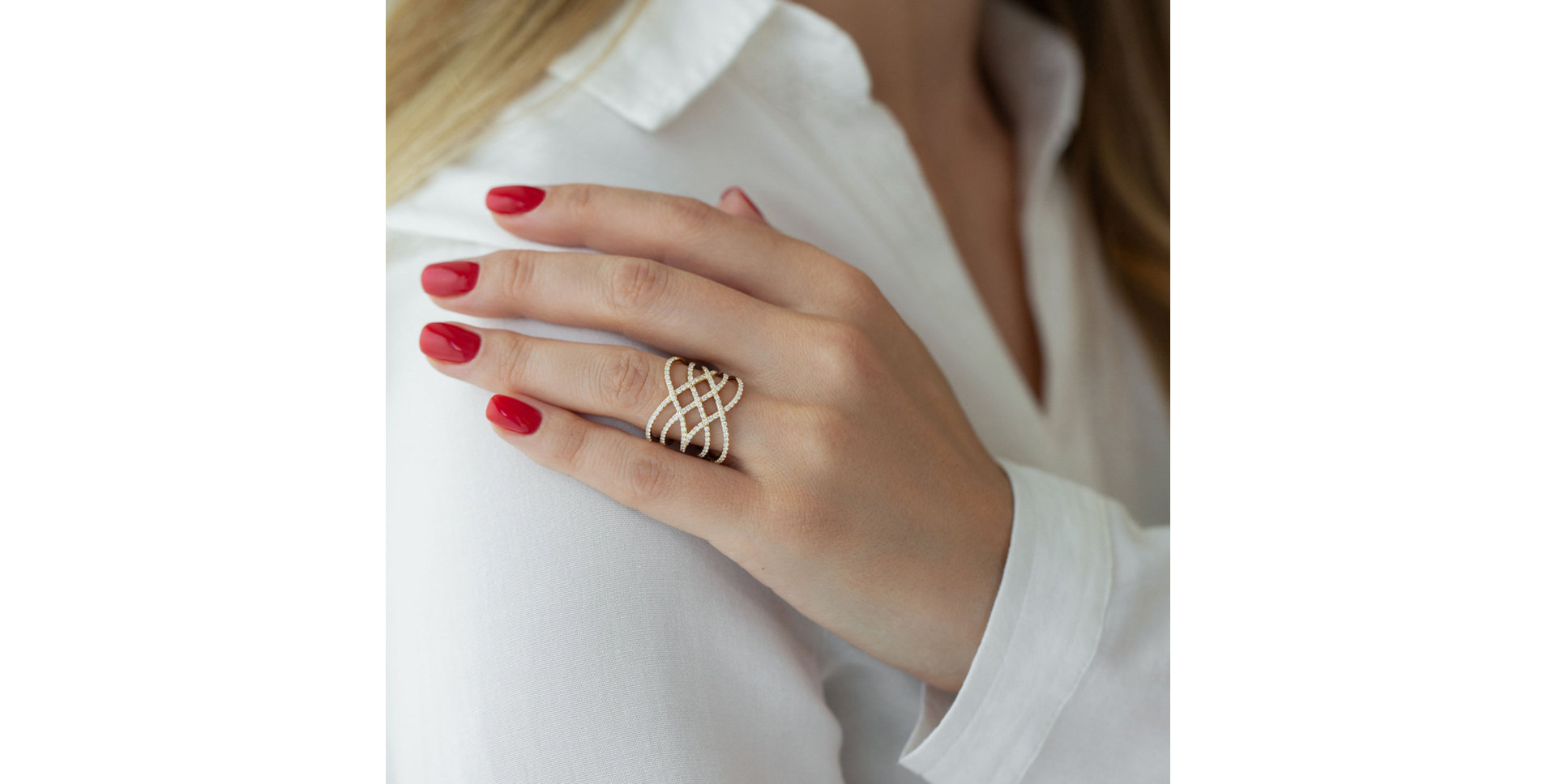 Prsteň s diamantmi Starshine Highness