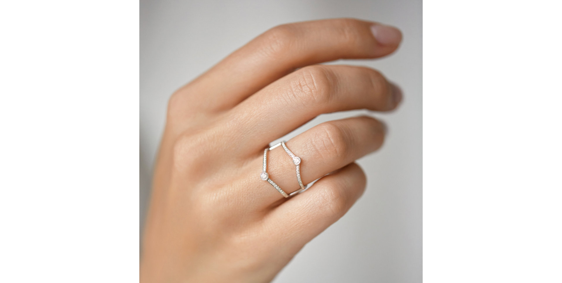 Prsteň s diamantmi Vibrant Devotion