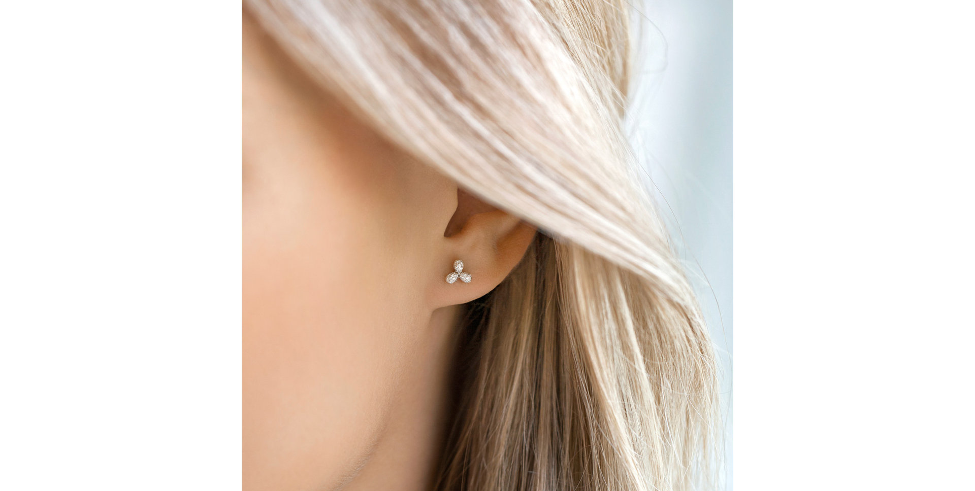 Náušnice s diamantmi Nature Beauty