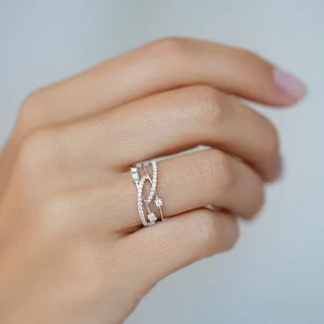 Prsteň s diamantmi Eternal Elegance