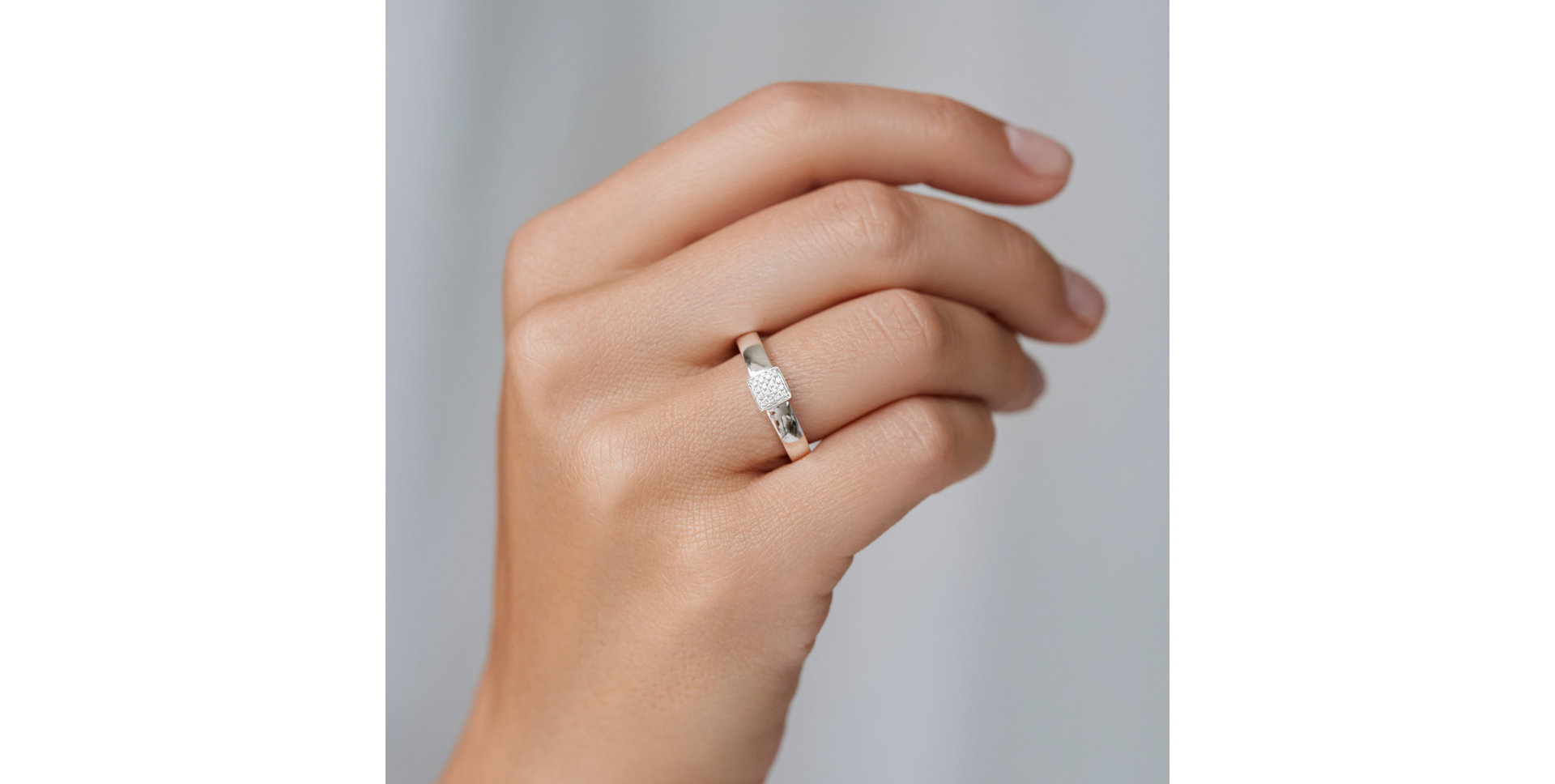 Prsteň s hnedými diamantmi Secret Ray