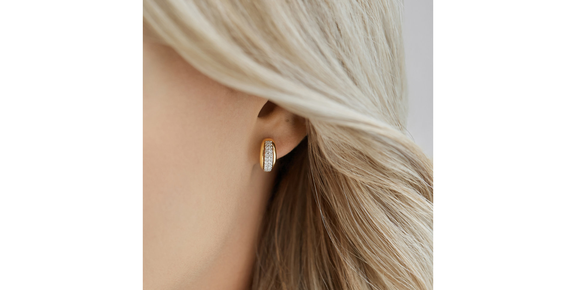 Náušnice s čiernymi diamantmi Sunshine Tears