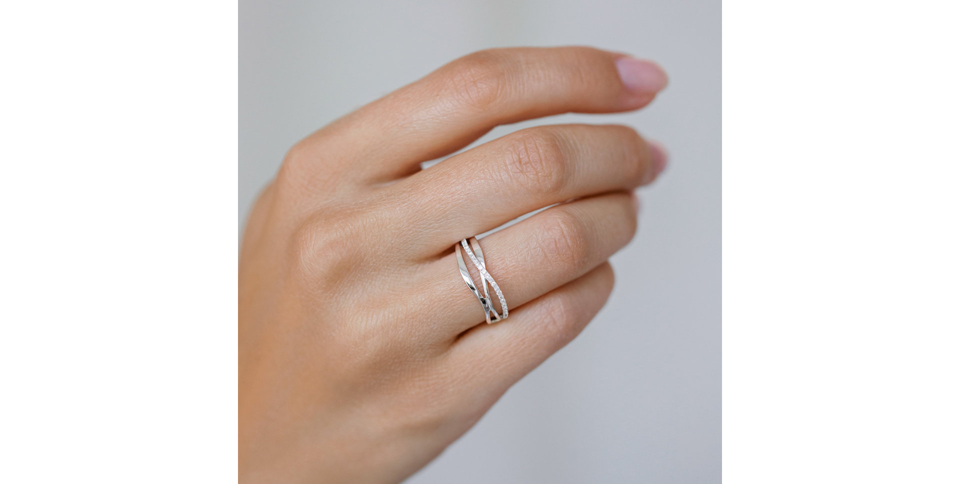 Prsteň s diamantmi Sparkling Ray