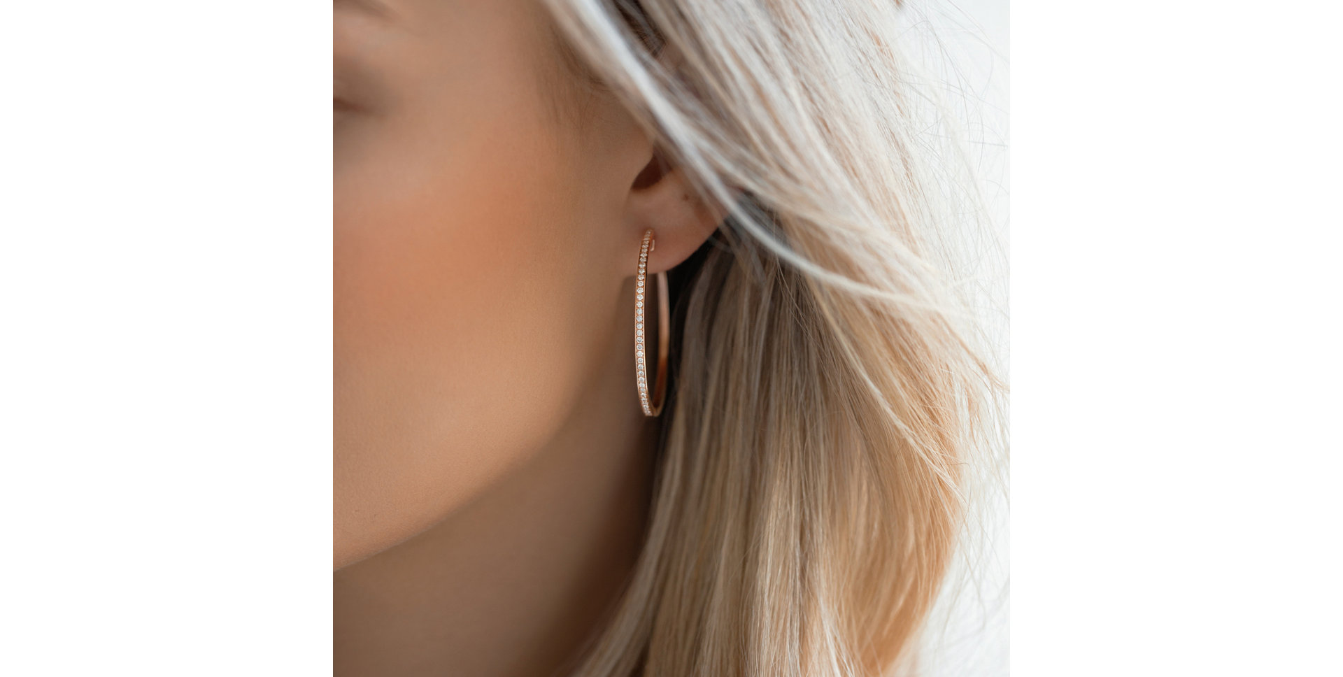 Náušnice s hnedými diamantmi Wonder Rain