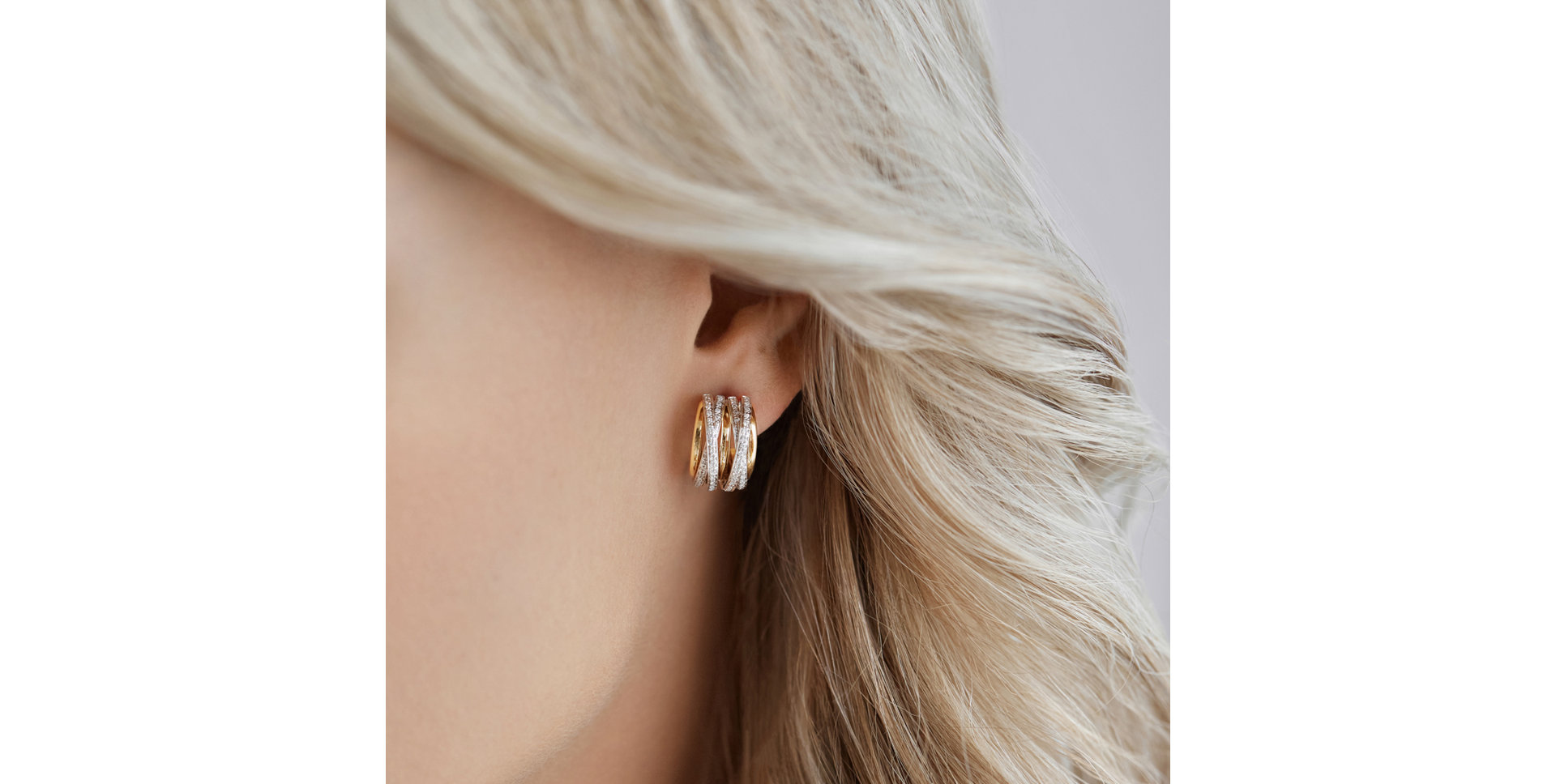 Náušnice s diamantmi Galaxy Treasure