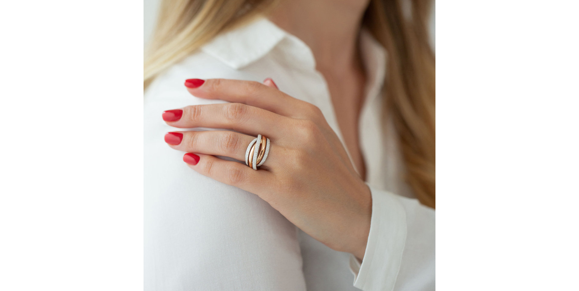 Prsteň s hnedými diamantmi Fantastic Brilliance