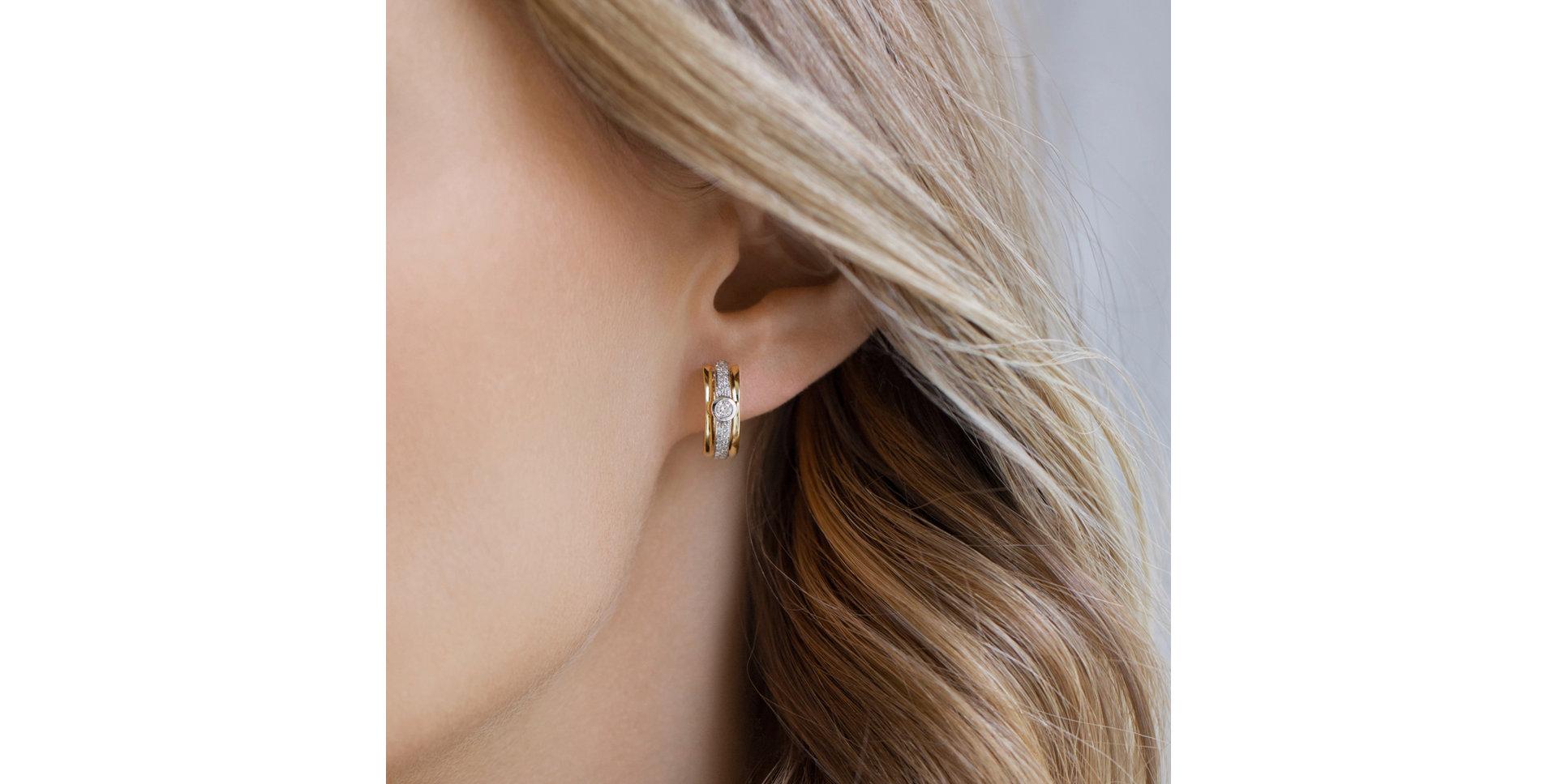 Náušnice s čiernymi a bielymi diamantmi Fairytale Sparkle