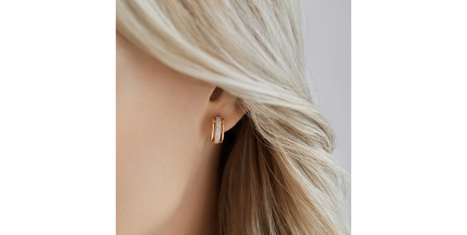 Náušnice s hnedými diamantmi Daylight Glory