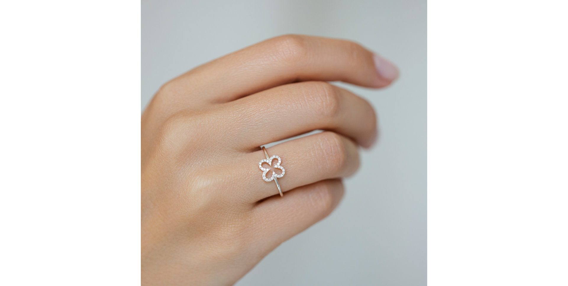 Prsteň s hnedými diamantmi Glamour