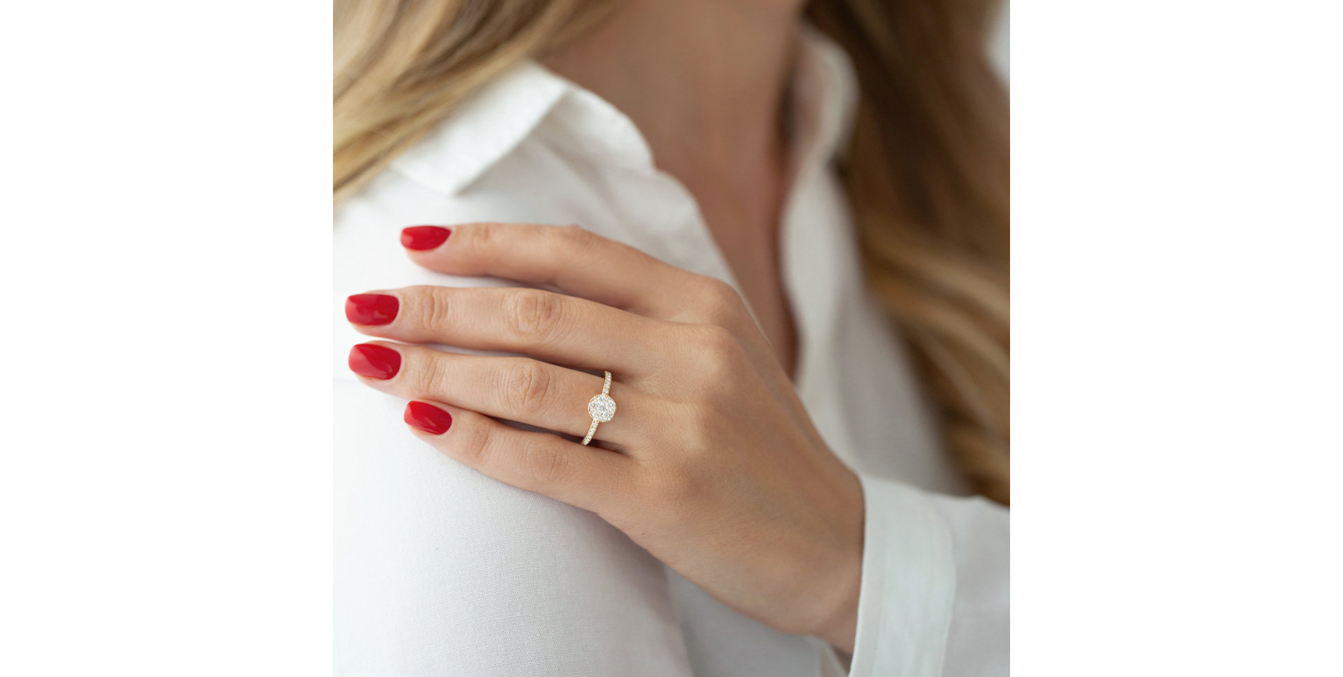 Prsteň s hnedými diamantmi Sunshine Opus