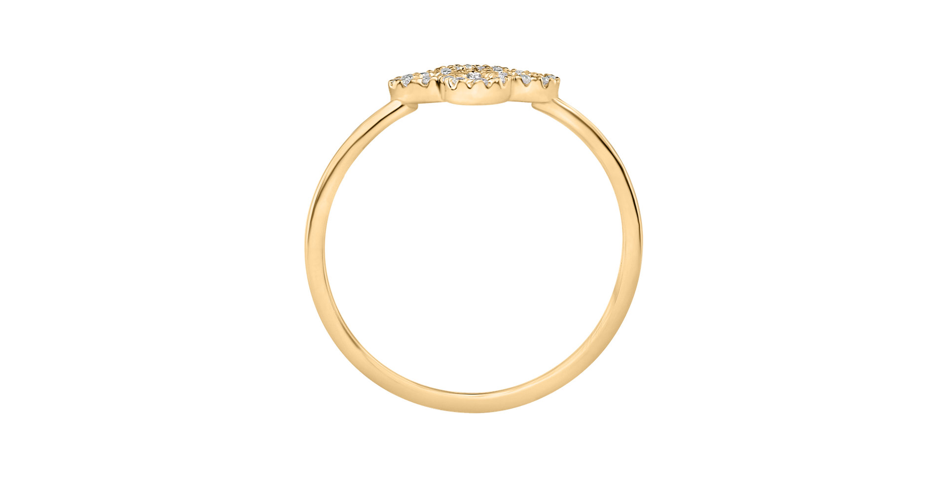 Prsteň s diamantmi Glamorous Petals