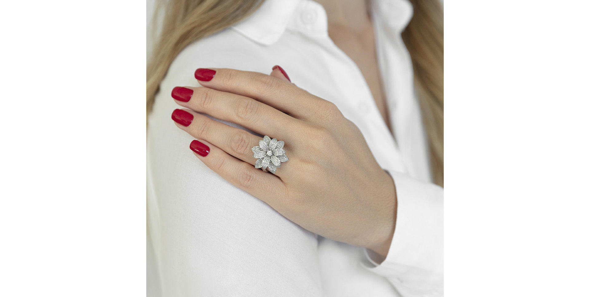 Prsteň s diamantmi Diamond Witchery