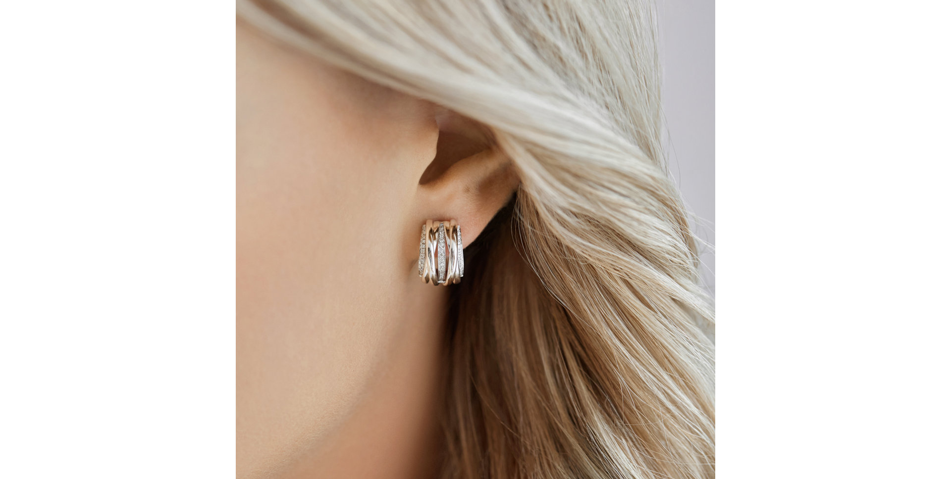 Náušnice s diamantmi Luxury Pleasure