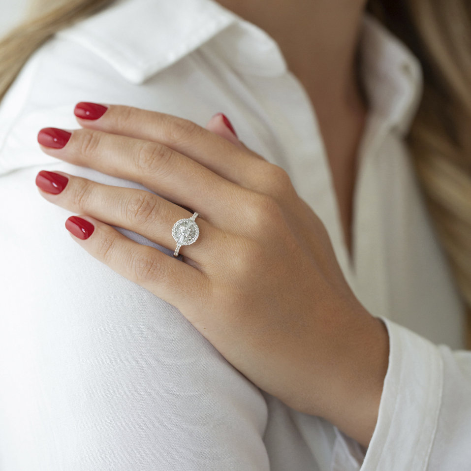 Prsteň s diamantmi Lisette