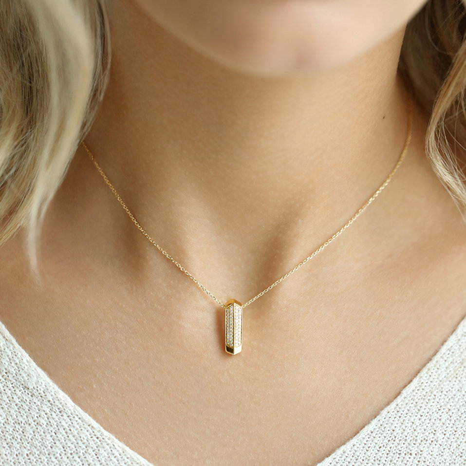 Přívěsok s diamantmi Sunshine Opium