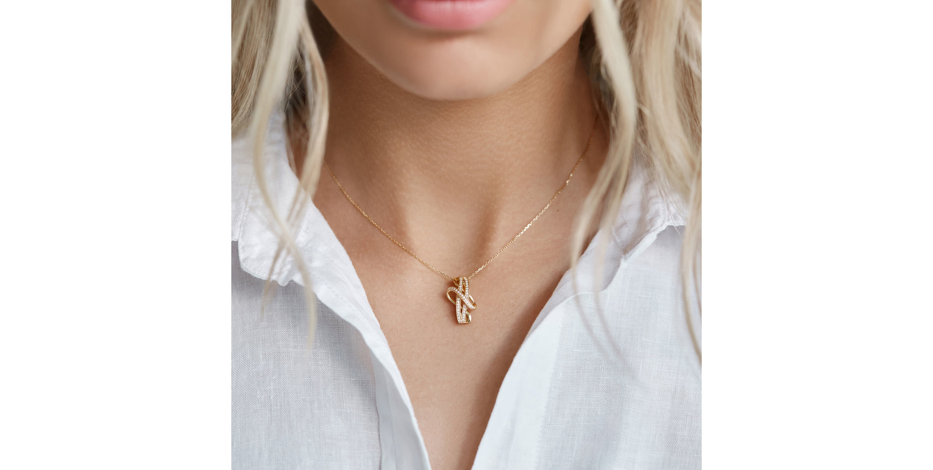 Přívěsok s diamantmi Crowded Morning