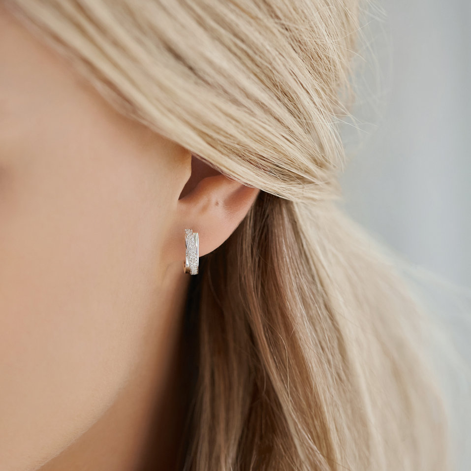 Náušnice s diamantmi Heaven Pleasure