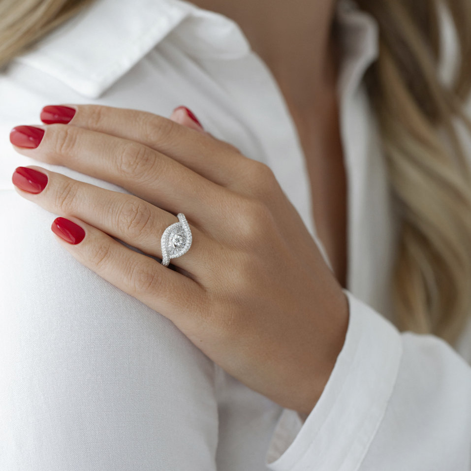 Prsteň s diamantmi Magic Glamour