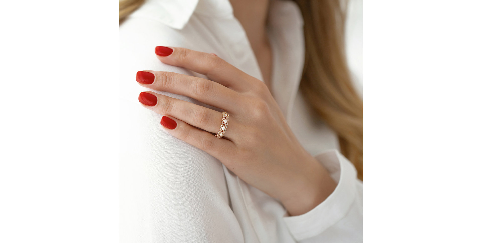 Prsteň s diamantmi Brave Oath