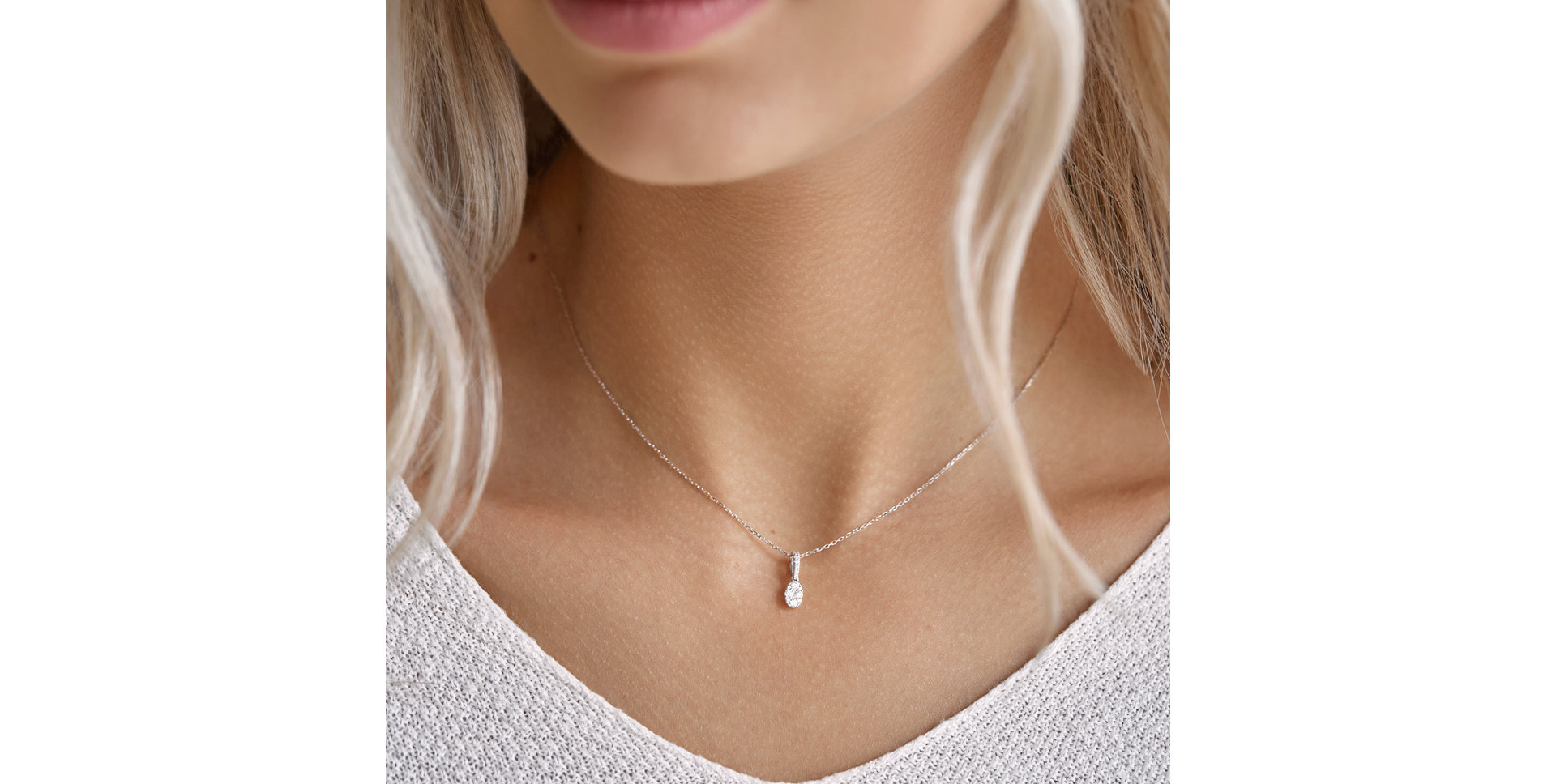 Přívěsok s diamantmi Beautiful  Mystery