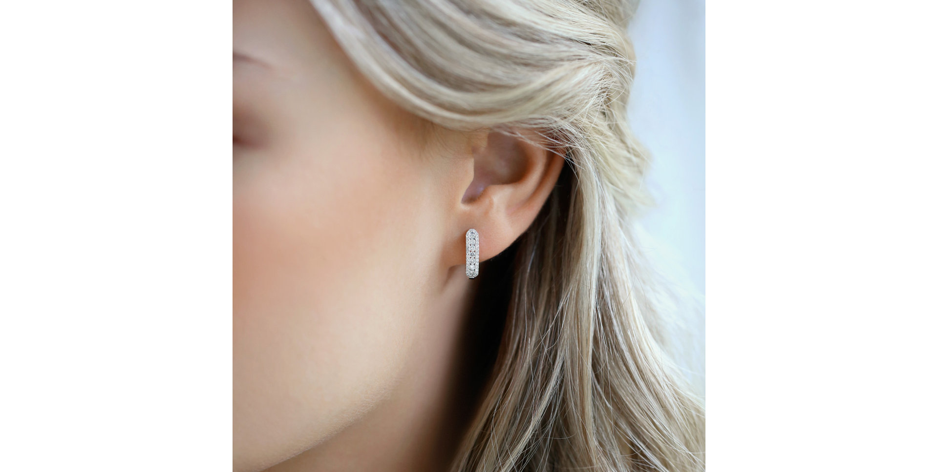 Náušnice s diamantmi Midnight Dream