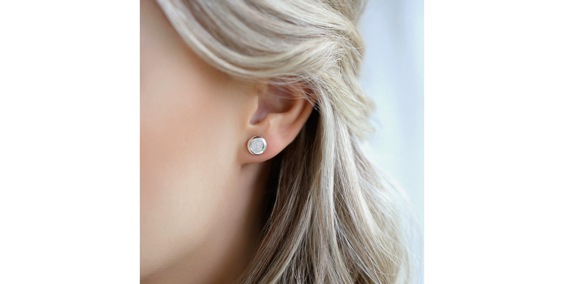 Náušnice s diamantmi Space Mosaic