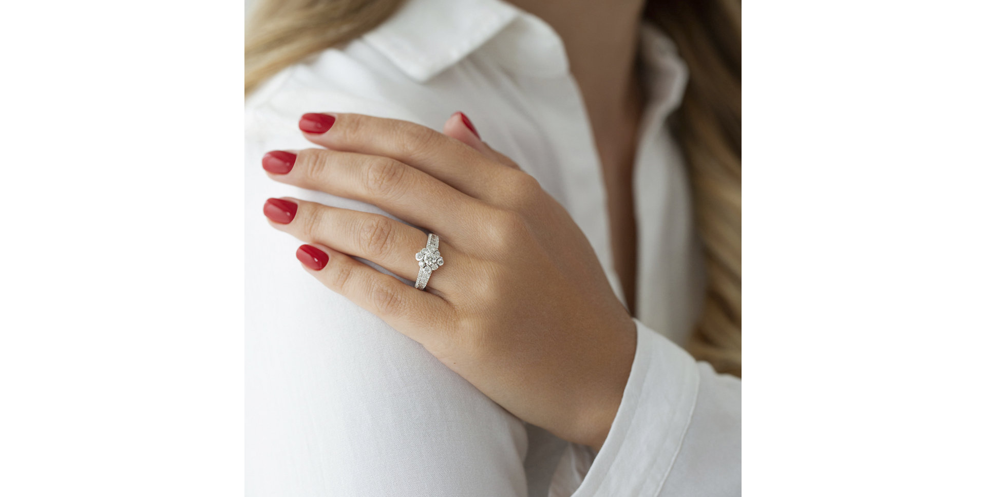 Prsteň s diamantmi Doriana