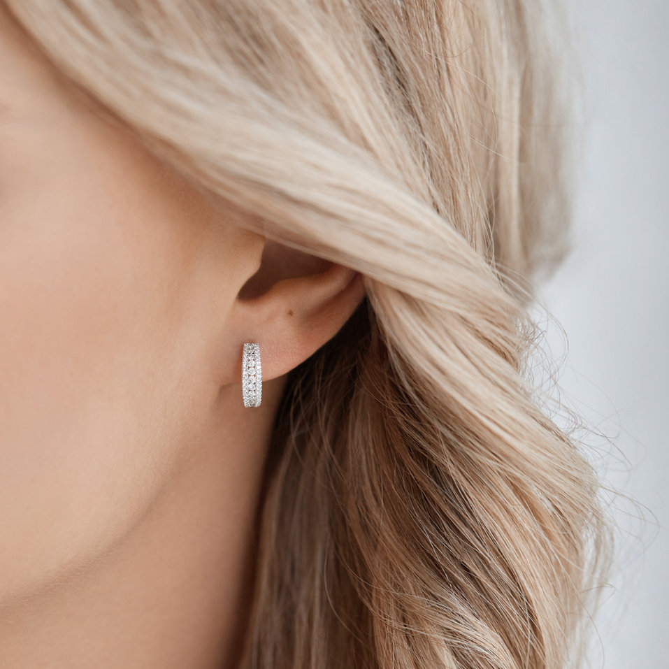 Náušnice s diamantmi Vesper Pleasure