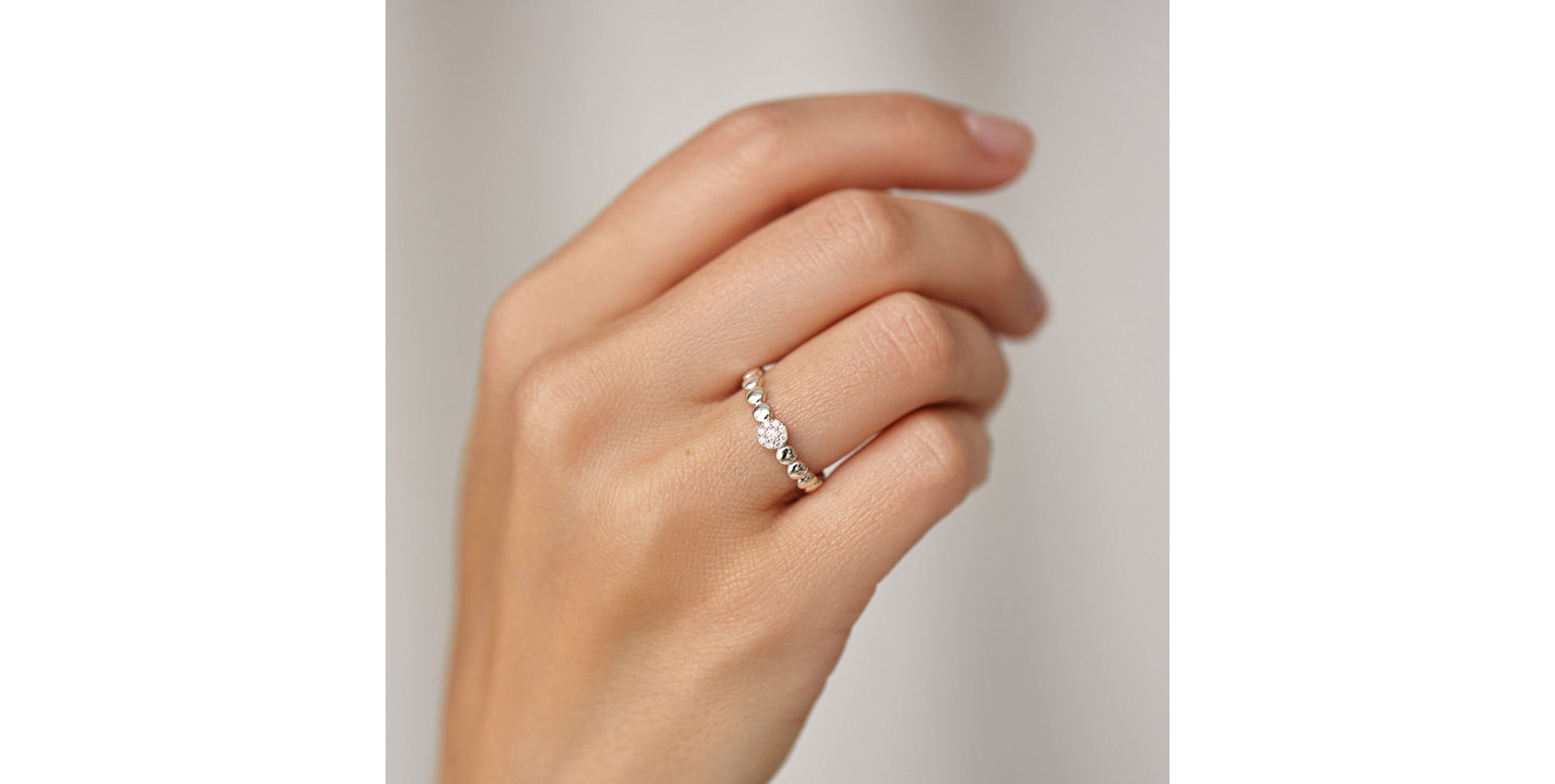 Prsteň s diamantmi Bubble Glow