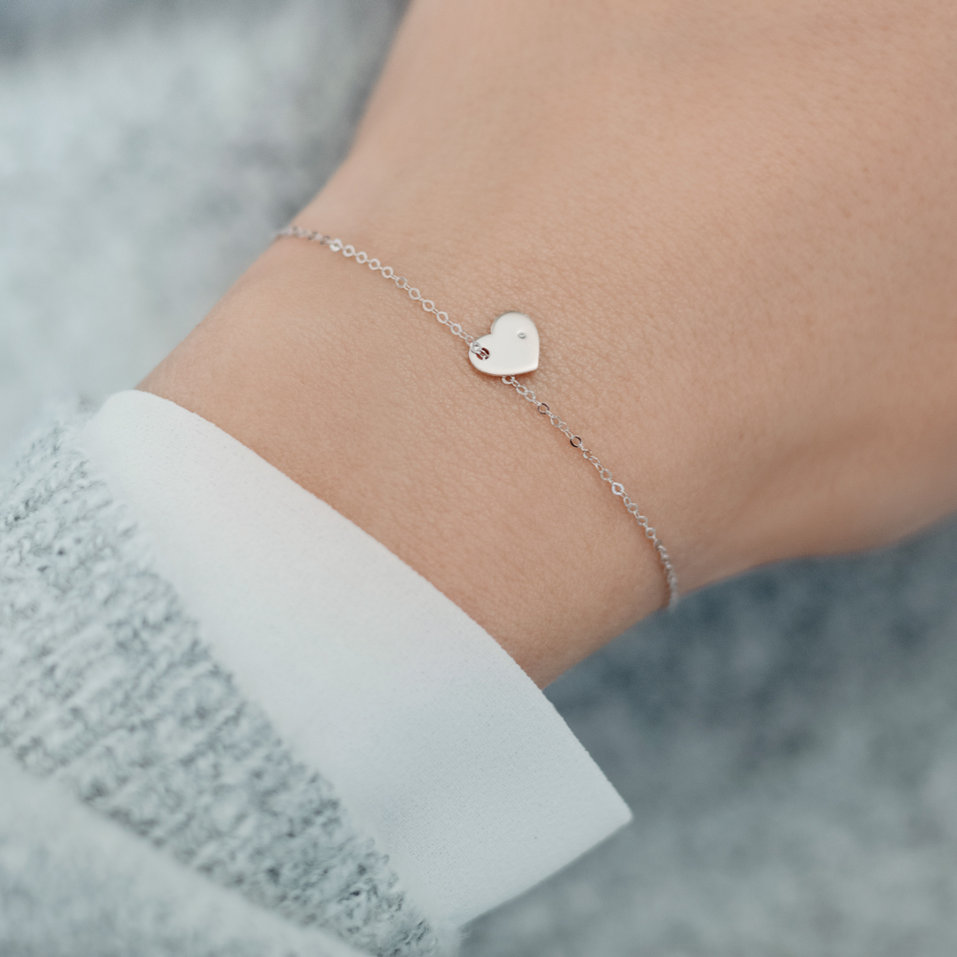Náramok s diamantom Sweet Heart
