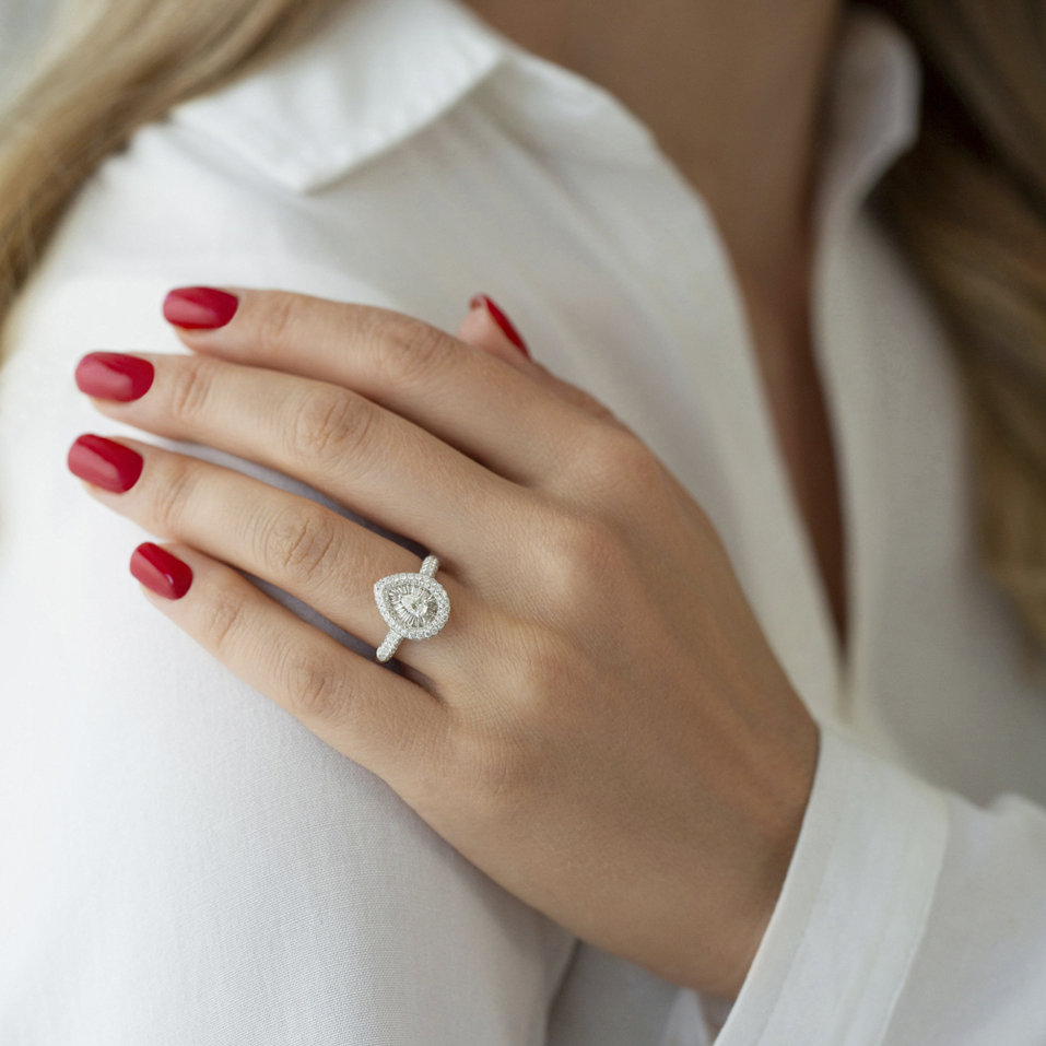 Prsteň s diamantmi Monte Carlo