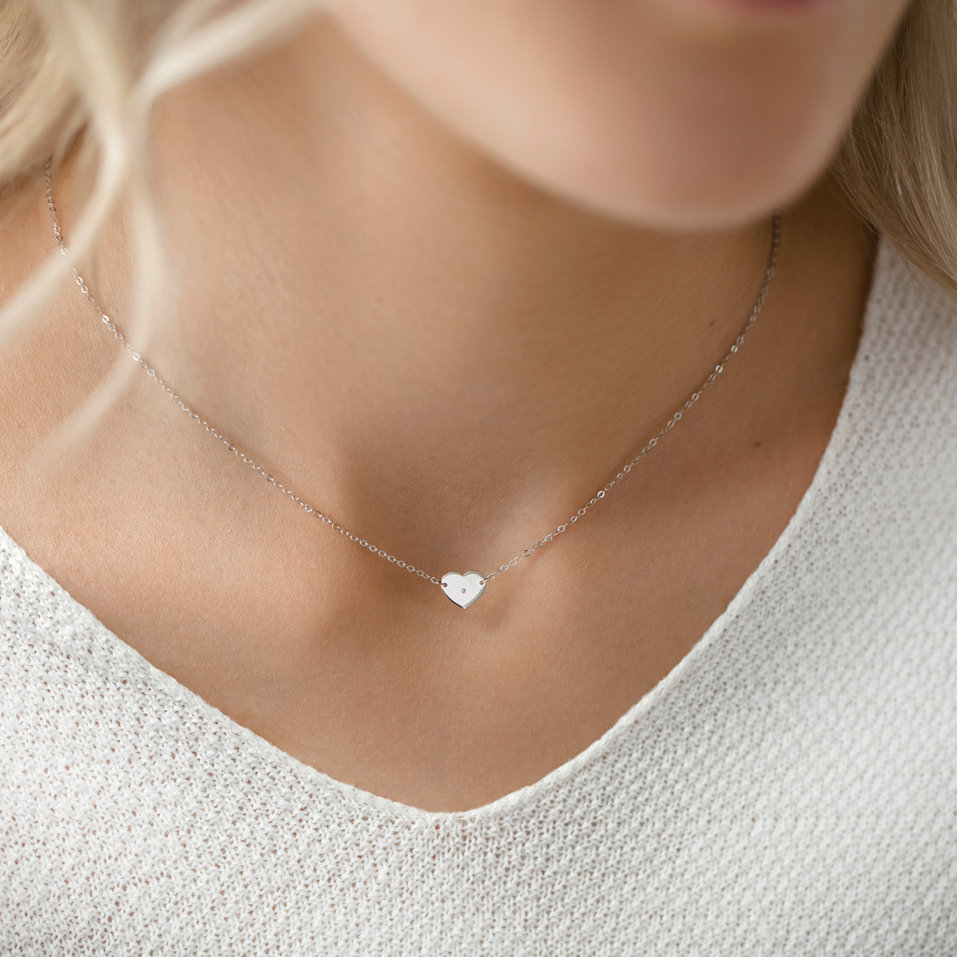 Náhrdelník s diamantom My Love