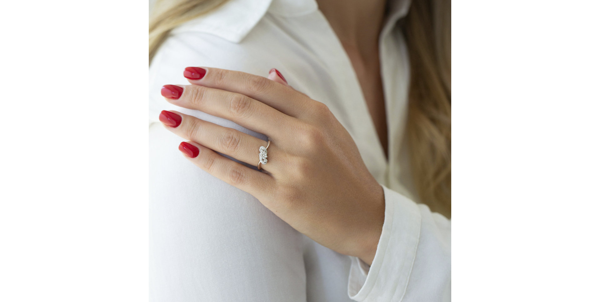 Prsteň s rubínom a diamantmi Armand