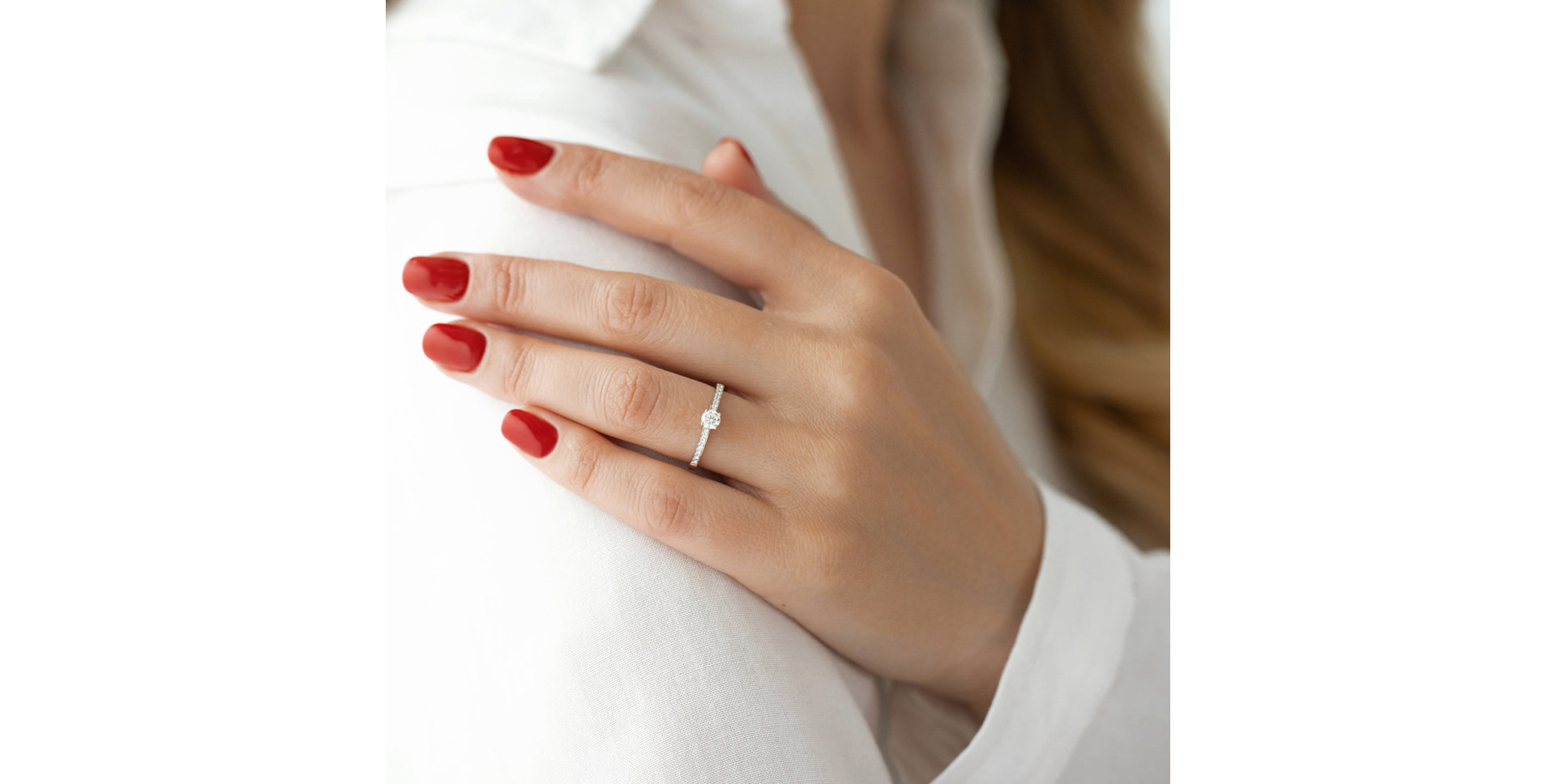 Prsteň s diamantmi Sky Ray