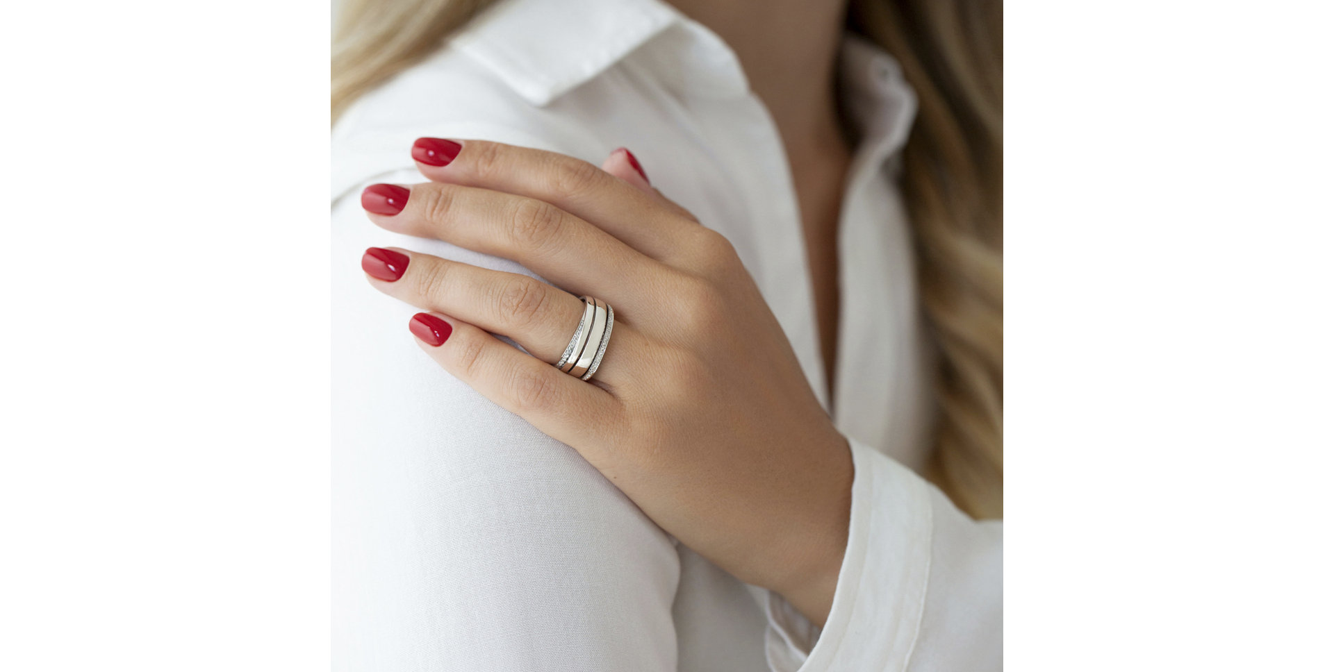 Prsteň s diamantmi Catherine