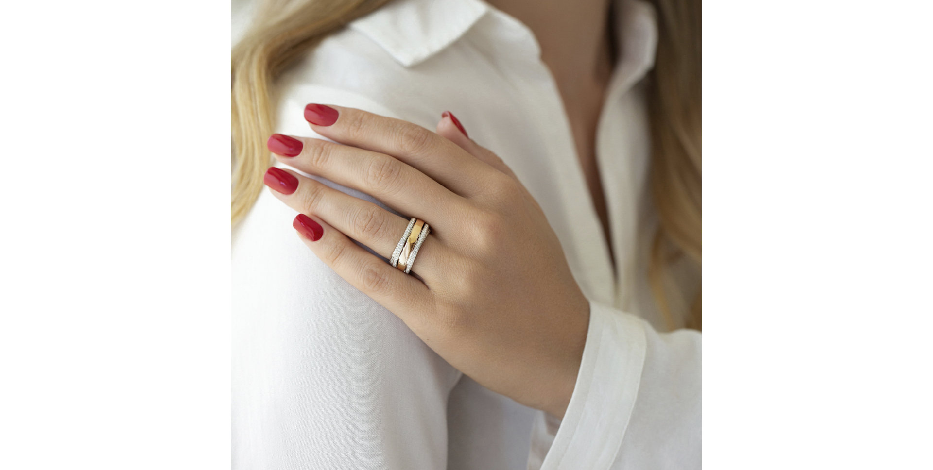 Prsteň s diamantmi Catherine