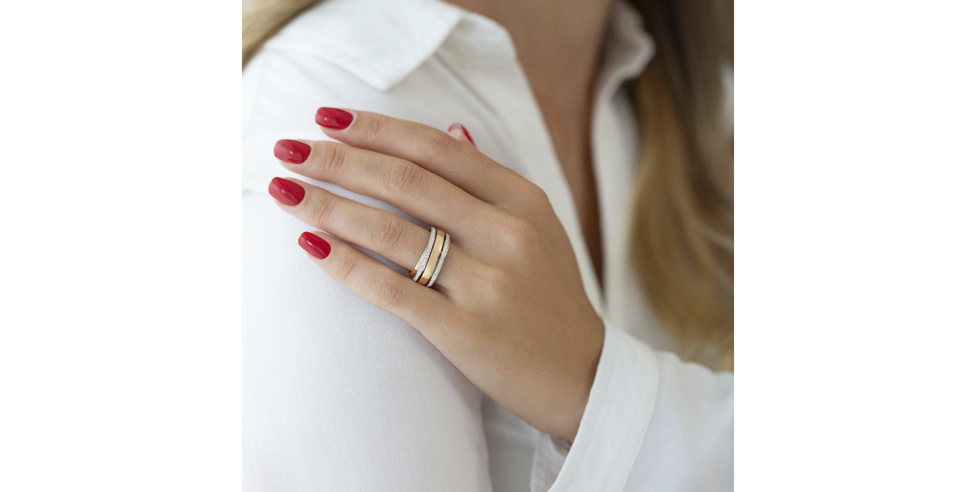 Prsteň s diamantmi Germain